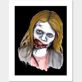 zombie Girl Posters and Art